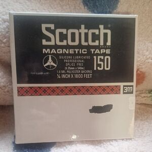 New In Package Scotch Magnetic Tape For Reel To Reels